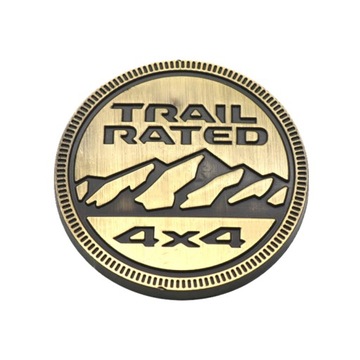 Jeep Naklejka Emblemat znaczek logo TRAIL RATED 4X4-6.2cm