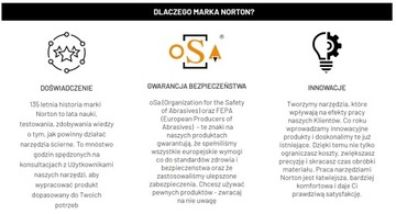 Диск шлифовальный NORTON OCTOPUS 125 x 4,0 A36