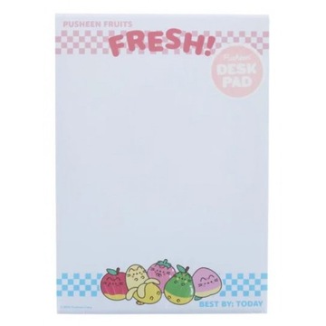 Pusheen Cat Kot Puszin FRUITS bloczek notes pełen karteczek na biurko