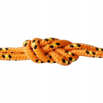 Плетеный полипропиленовый канат 3 мм, универсальный парусный, ОРАНЖЕВЫЙ, 120 м.