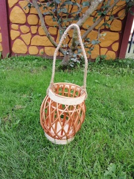 LAMPION WIKLINOWY LATARNIA prezent