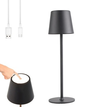 LAMPKA DOTYKOWA STOŁOWA LAMPA NOCNA LED 3 KOLORY