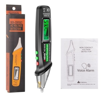 ТЕСТЕР НАПРЯЖЕНИЯ БЕСКОНТАКТНЫЙ ТЕСТЕР ANENG VC1019