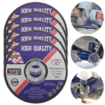 5x ДИСКИ ДЛЯ РЕЗКИ МЕТАЛЛА 115 x 1,2 ММ ДИСКИ 115 STRONG