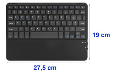 ЧЕХОЛ-КЛАВИАТУРА ДЛЯ SAMSUNG GALAXY TAB S7 FE 12,4 ДЮЙМА, ЧЕРНЫЙ