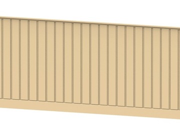 Boazeria angielska panele molding MDF Wzór A9