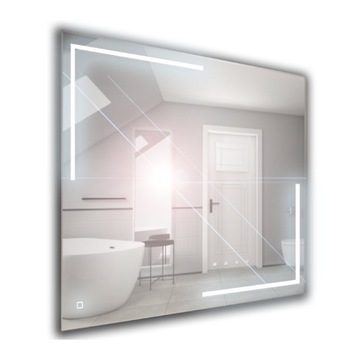 Lustro łazienkowe LED z wyłącznikiem 80x65 SP3