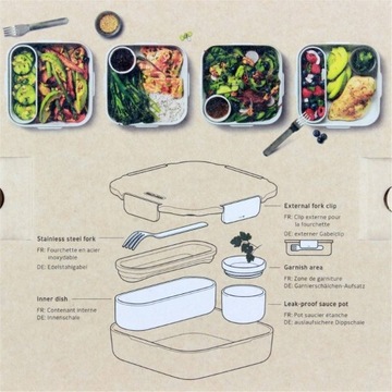 LUNCH BOX 1 л морской Original Черный+Блюм