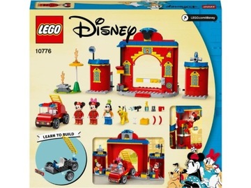Lego remiza i wóz strażacki Myszki Miki 10776