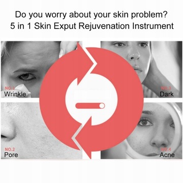 Аппарат для омоложения кожи лица 5 в 1.