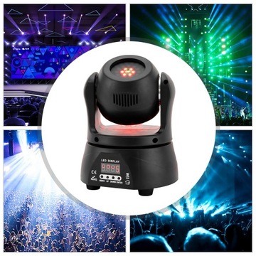 DMX512 30W LED RGBW ТАНЦЕВАЛЬНАЯ ЛАМПА