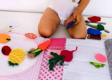 TimoSimo Сенсорная книжка для 3-х лет РУЧНАЯ РАБОТА