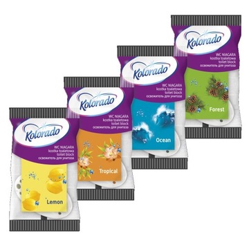 Kostka Kolorado do WC 35g o zapachu tropical