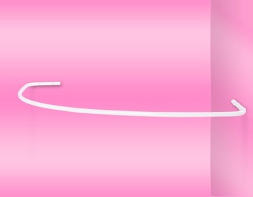 АСИММЕТРИЧНЫЙ КАРДИН ДЛЯ ДУШЕВОГО ШТОРА 90x130