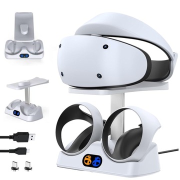 ПОДСТАВКА ДЛЯ PSVR2 С ДИСПЛЕЕМ, ДЕРЖАТЕЛЬ ПОДСВЕТКИ, ЗАРЯДНАЯ БАЗА TP5-2515