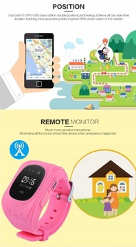 SMARTWATCH Детские часы GPS LOCALIZER 6 COL