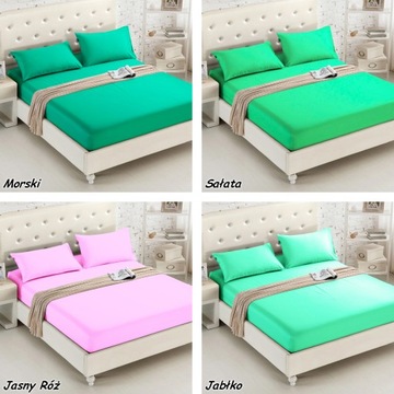 PRZEŚCIERADŁO JERSEY Z GUMKĄ 160x200 GRUBE BAWEŁNA