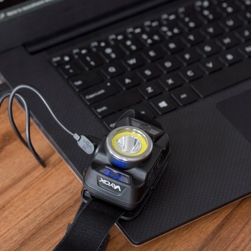 МОЩНАЯ СВЕТОДИОДНАЯ ФАРА, АККУМУЛЯТОР USB, ДАТЧИК VAYOX
