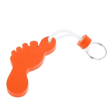 Floating Keyring Float Floatation Keychain Orange