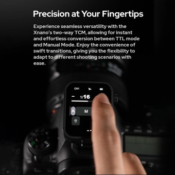 Беспроводной триггер вспышки Xnano-F 2.4G с креплением на горячий башмак Fujifilm