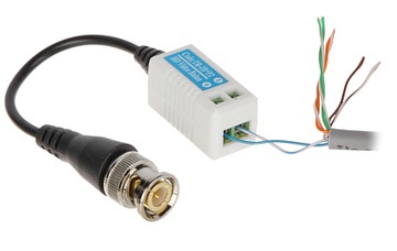 ZESTAW ZŁĄCZY DO KAMER TRANSMISJA PO SKRĘTCE UTP