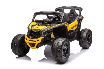 Авто на акумуляторі ATV CAN-AM Maverick Жовтий 24 В 4x4