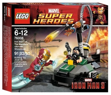 76008 Lego Iron Man Super Heroes Mandarin Marvel MISB 2013