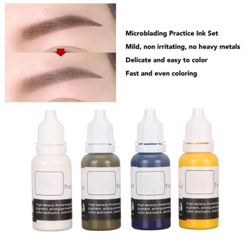 Набор практической туши для ресниц, 4 цвета, 15 мл.