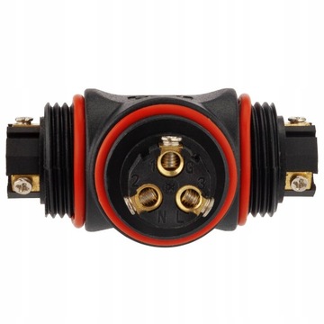 Разъем кабельный соединительный 3х2,5мм2 тройник герметичный водонепроницаемый IP68 НЕКУ