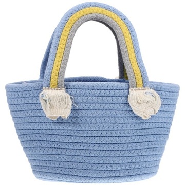 Woven Bag Ręcznie tkana tęczowa torebka na lato