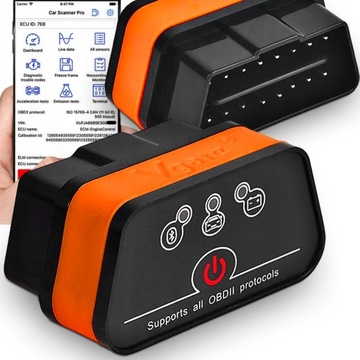 Interfejs Diagnostyczny ELM327 iCar2 Vgate OBD2 PL Bluetooth Polski