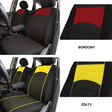 GRUBE POKROWCE PIKOWANE NA SIEDZENIA SAMOCHODOWE