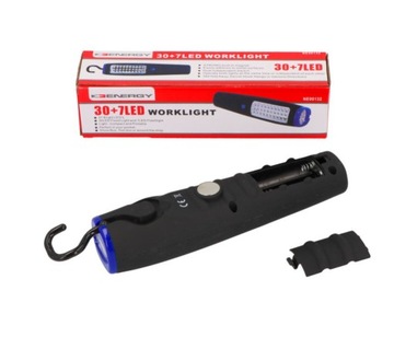 LATARKA 30+7 LED Z MAGNESEM NE00132