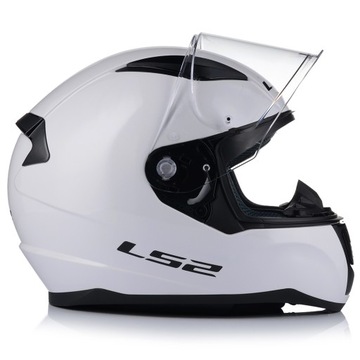 МОТОЦИКЛЬНЫЙ ШЛЕМ LS2 FF353 RAPID II ГЛЯНЦЕВЫЙ БЕЛЫЙ С СИСТЕМОЙ PINLOCK ECER 22.06