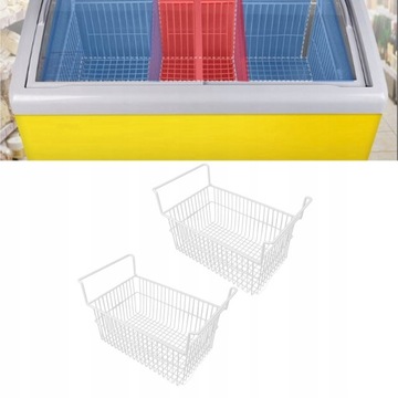 2 SZT. ZAMRAŻARKA ORGANIZER KOSZ DO PRZECHOWYWANIA