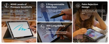 Графический планшет HUION Kamvas Slate 10 Автономный планшет