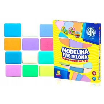 MODELINA PASTELOWA ASTRA 12 KOLORÓW 5901137125022