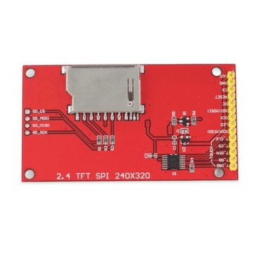 Arduino 2,4-дюймовый SPI ILI9341 SD TFT-дисплей