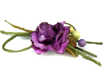 Róża STROIK z ozdobami Violet