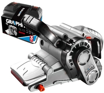 GRAPHITE SZLIFIERKA TAŚMOWA SIECIOWA 800W DO DREWNA METALU + WALIZKA 59G394