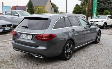Mercedes Klasa C W205 Kombi Facelifting 1.6 200d 160KM 2018 Mercedes-Benz Klasa C LED, Czujniki Kamer, NAVI, Grzane el. reg. , Fotele, zdjęcie 2