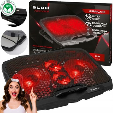 PODSTAWKA PODKŁADKA CHŁODZĄCA POD LAPTOPA 12-17'' ULTRA MOCNA