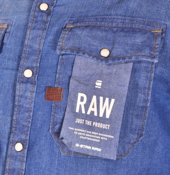 G-STAR RAW koszula SLIM blue LANDOH SHIRT _ M