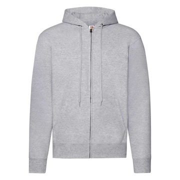 BLUZA FRUIT OF THE LOOM Z KAPTUREM HEATHE GREY XL