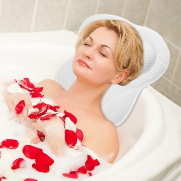 ПОДУШКА ДЛЯ ВАННЫ, 4D ПОДУШКА ДЛЯ ВАННОЙ КАК ПОДУШКА ДЛЯ ШЕИ И ШЕИ