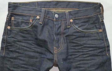 Levis spodnie jeansy denim granatowe nowsza kolekcja