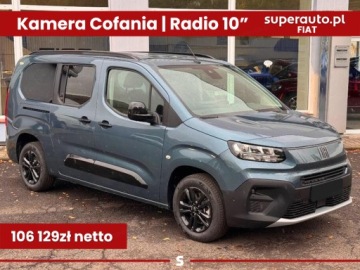 Fiat Doblo V Van Standard Facelifting 1.5 BlueHDi 131KM 2026 FIAT Doblo Combi L2 aut Combi 1.5 130KM 2026