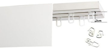 ДВОЙНОЙ потолочный карниз с чехлом Потолочный карниз с чехлом 9 CM 140