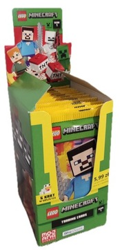 KARTY LEGO MINECRAFT TCC SERIA 1 - BOX 25 saszetek