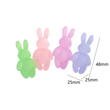 4 шт. 1/12 кукольный домик, мини-фигурки кроликов, аксессуары, игрушка для вечеринки